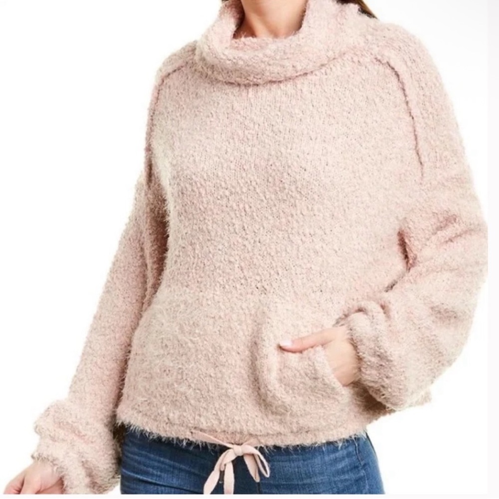 NEW- Young Fabulous & Broke Pink Sweater